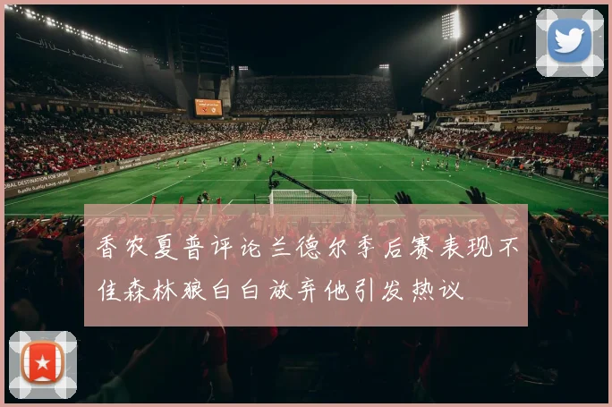 香农夏普评论兰德尔季后赛表现不佳森林狼白白放弃他引发热议